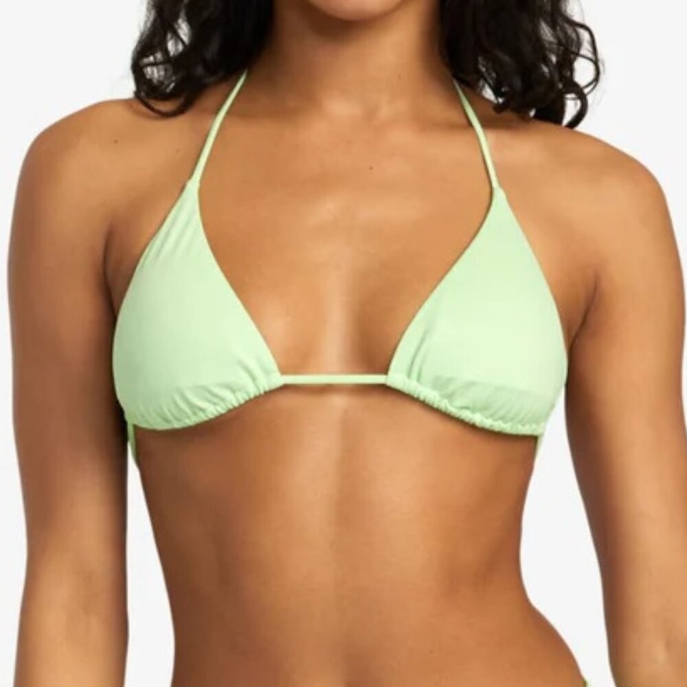 RVCA Triangle Bikini Top - Medium - Glow NWT!!